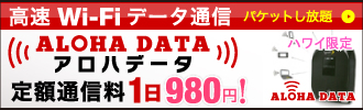 グローバルモバイルのアロハデータは、4G・Wi-Fiなのに980円〜