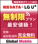韓国専用Wi-Fi 韓国DATA 1日590円！ 4GLTEで無制限!!ー