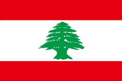 レバノンの旗